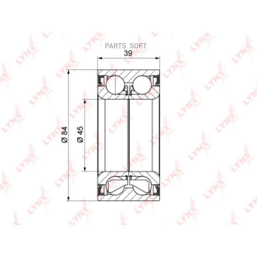 

Подшипник ступицы задн.MERCEDES W124,W201,202,W203,W210