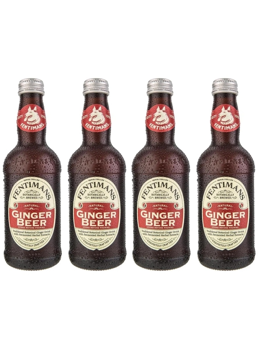 

Лимонад Fentimans Ginger Beer 4 шт по 0.275 л