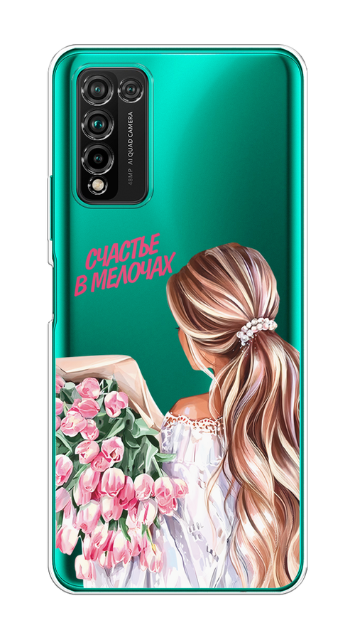 

Чехол на Honor 10X Lite "Простые радости", Прозрачный;розовый;белый;бежевый, 6104650-1