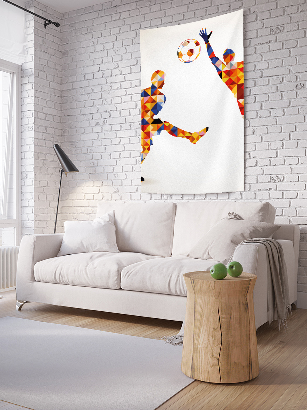 

Вертикальное фотопанно на стену JoyArty Яркая битва 150x200 см, Яркая битва