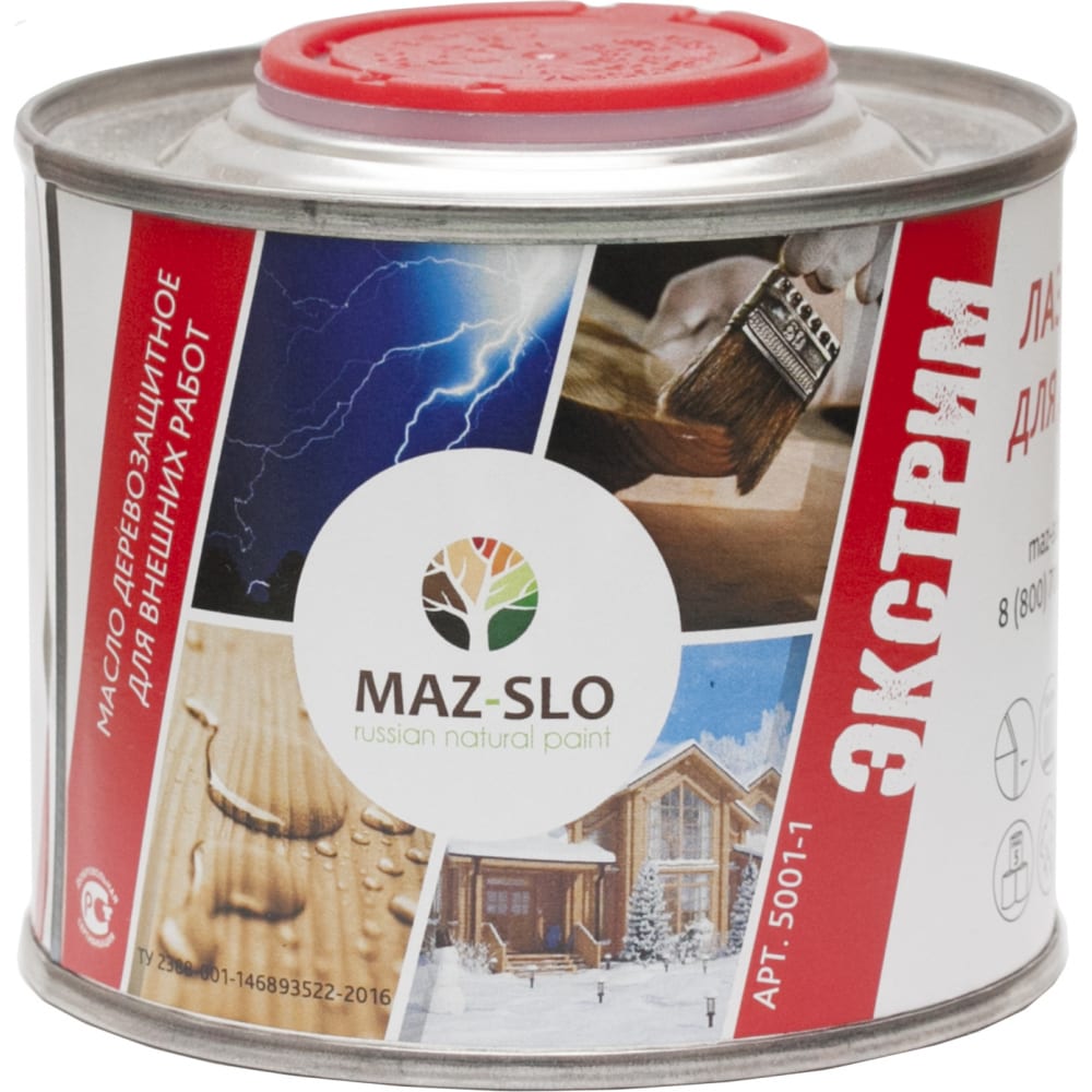 

Лазурь для дерева MAZ-SLO Экстрим