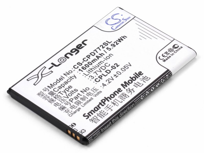 

Аккумулятор для телефона Coolpad 7728 CPLD-02