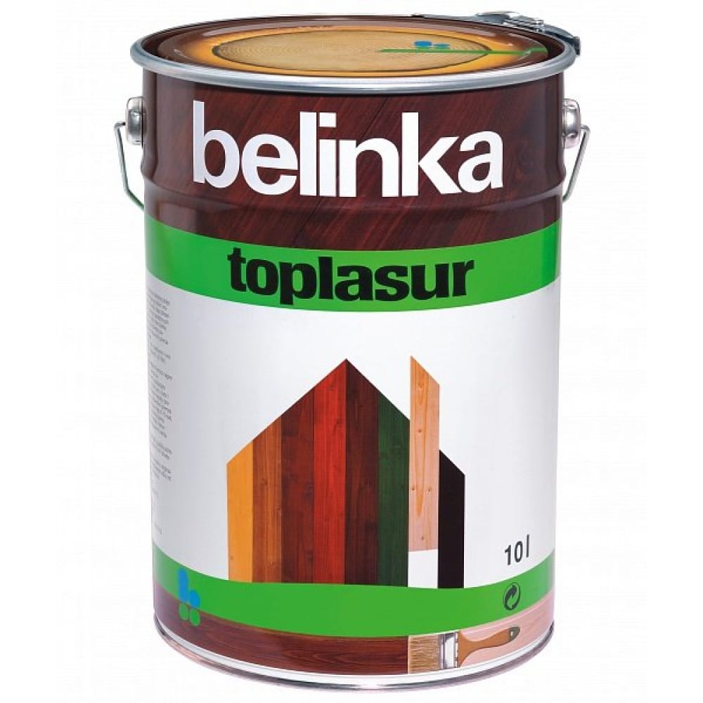 

Лазурное покрытие для защиты древесины Belinka TOPLASUR