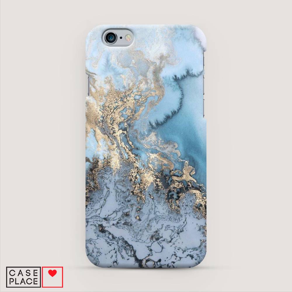 

Пластиковый чехол "Морозная лавина синяя" на Apple iPhone 6S, 0104S20-2