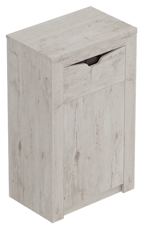 фото Тумба вобаза соренто дуб бонифаций/кофе структурный матовый с дверцей и ящиком 60х39х99