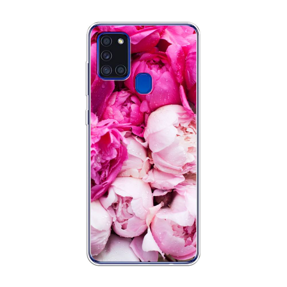 

Чехол Awog на Samsung Galaxy A21s / Самсунг A21s "Пионы розово-белые", 2100250-8