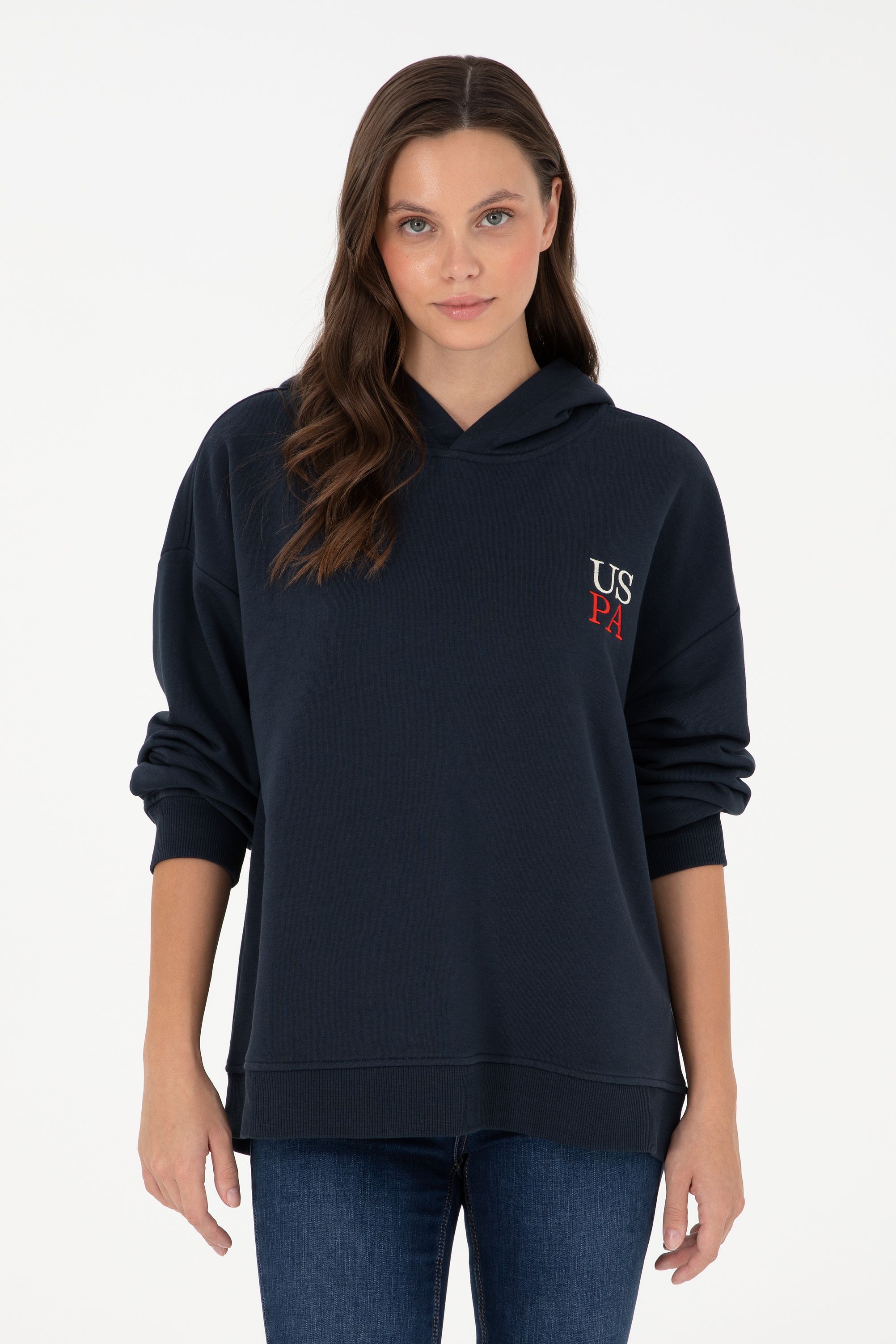 

Худи женское U.S. POLO Assn. G082GL0820RC синее XS, Синий, G082GL0820RC