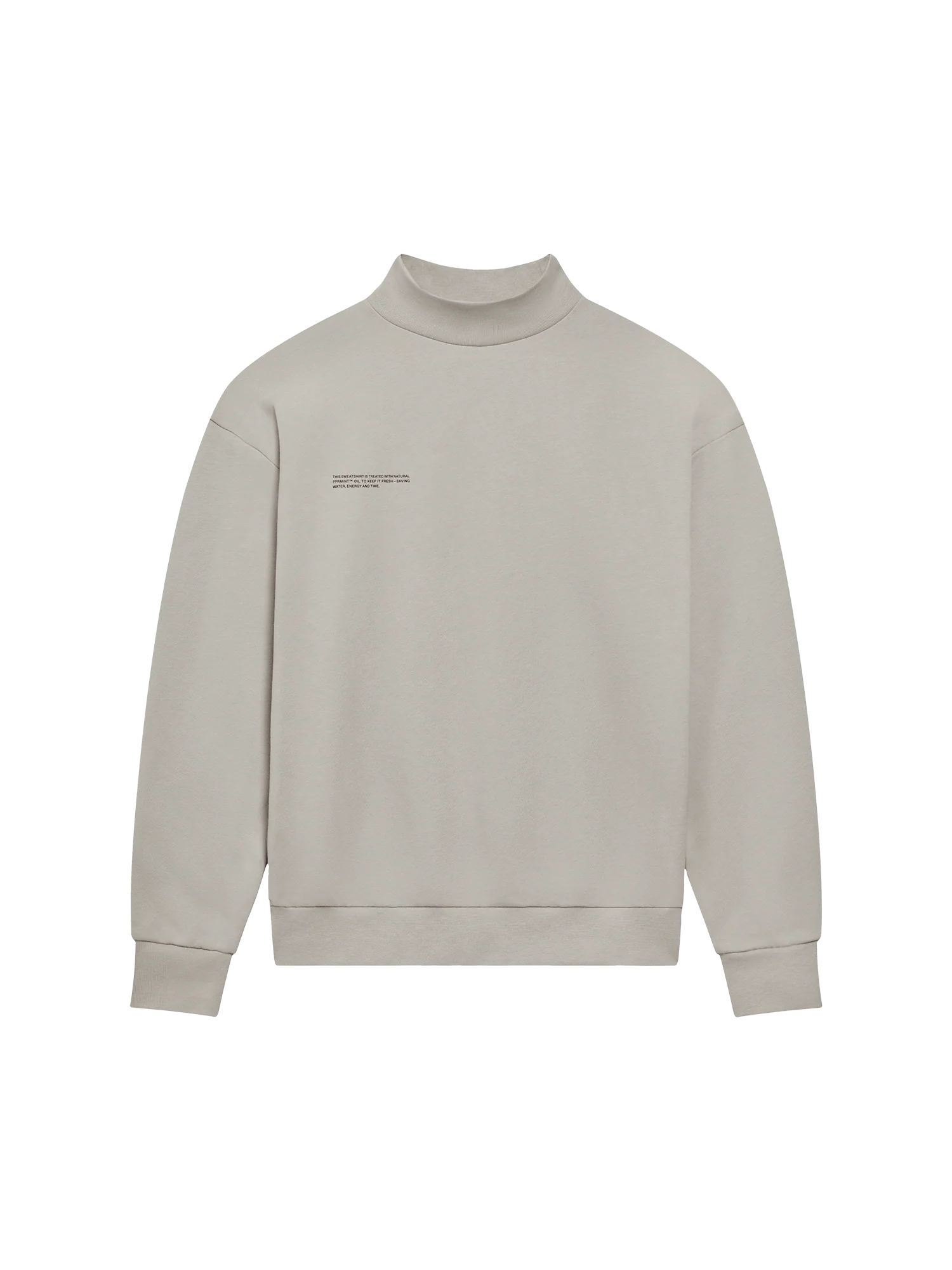 Свитшот унисекс PANGAIA Organic Cotton High Neck Sweatshirt 10000093 серый S