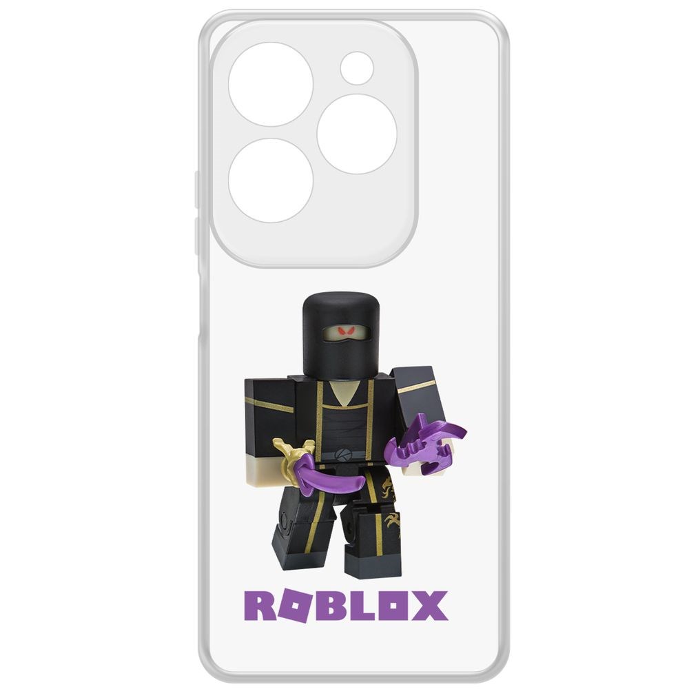 

Чехол-накладка Krutoff Clear Case Roblox-Ниндзя Ассасин для INFINIX Hot 40 Pro, Прозрачный