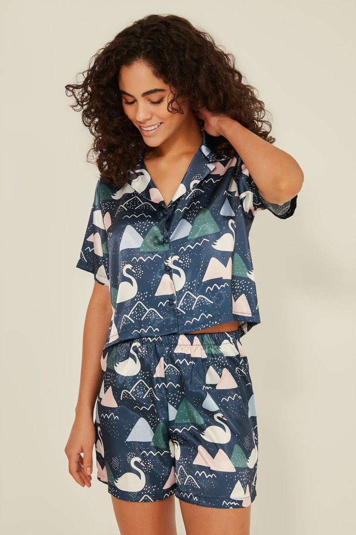 

Пижама женская Camasir City 25354 разноцветная XL (товары доставляются из-за рубежа), 25354