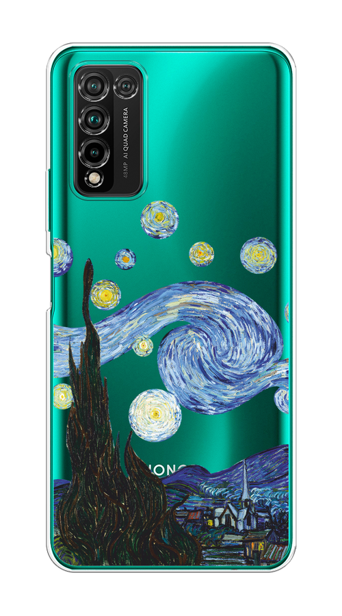 

Чехол на Honor 10X Lite "Ночь Ван Гога", Голубой;синий;черный, 6104650-1