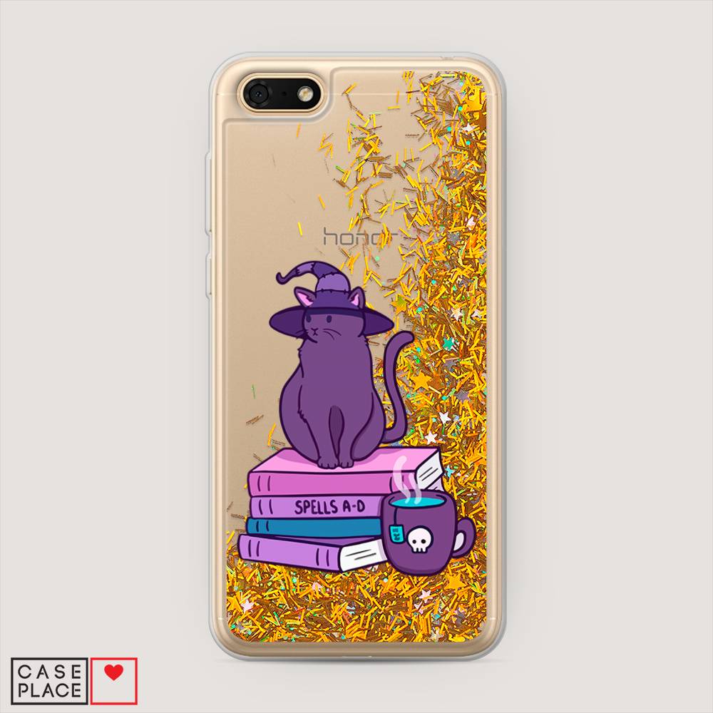 

Чехол Awog на Huawei Y5 Prime 2018 "Magic Cat", Розовый, 66390-1