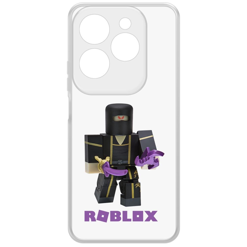 

Чехол-накладка Krutoff Clear Case Roblox-Ниндзя Ассасин для INFINIX Hot 40, Прозрачный