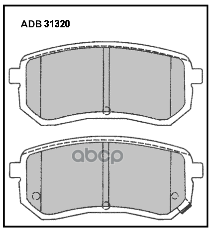 

Тормозные колодки ALLIED NIPPON дисковые ADB31320