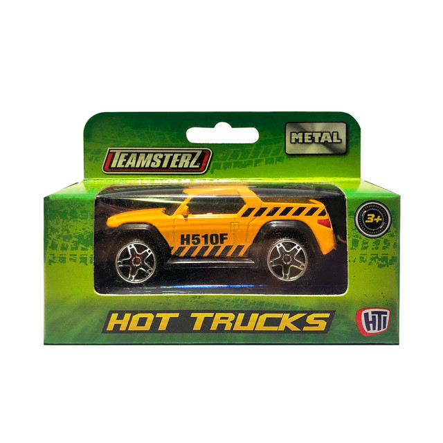 фото Машинка hti teamsterz hot trucks внедорожник h510f, желтый бп1000184