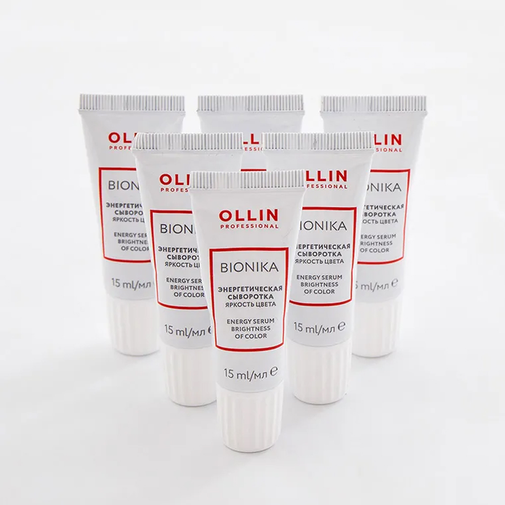 Сыворотка Ollin Professional,для окрашенных волос  яркость цвета энергетическая 6*15 мл