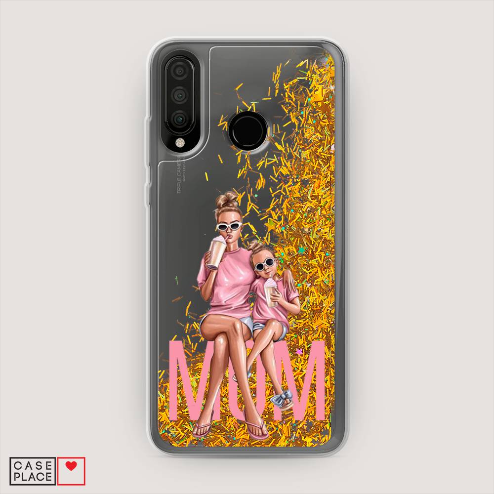 

Чехол Awog на Huawei P30 Lite "Lovely mom", Синий;бежевый;розовый, 67990-1