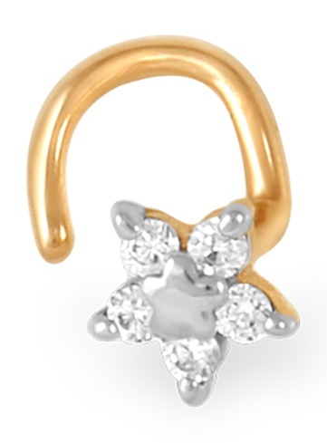 

Пирсинг для носа из золота см Kari Jewelry 232267, фианит, 232267