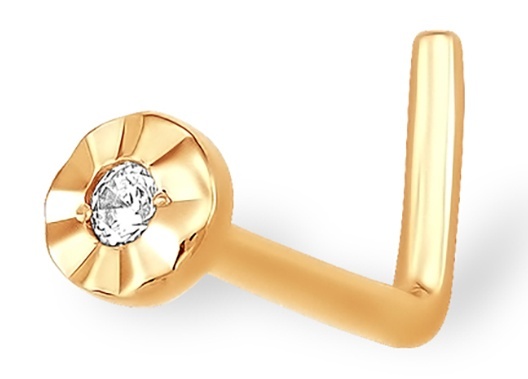 

Пирсинг для носа из золота см Kari Jewelry 232265, фианит, 232265