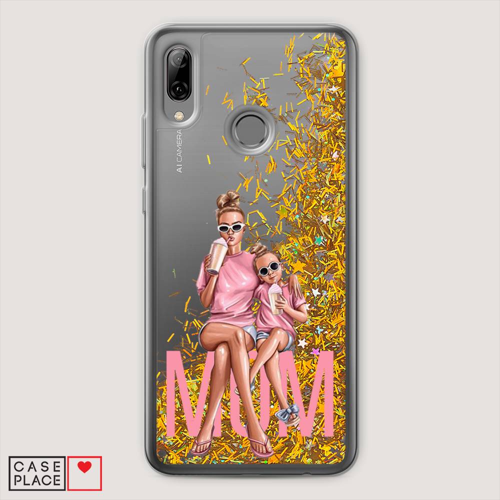 

Чехол Awog на Huawei P Smart 2019 "Lovely mom", Синий;бежевый;розовый, 67290-1