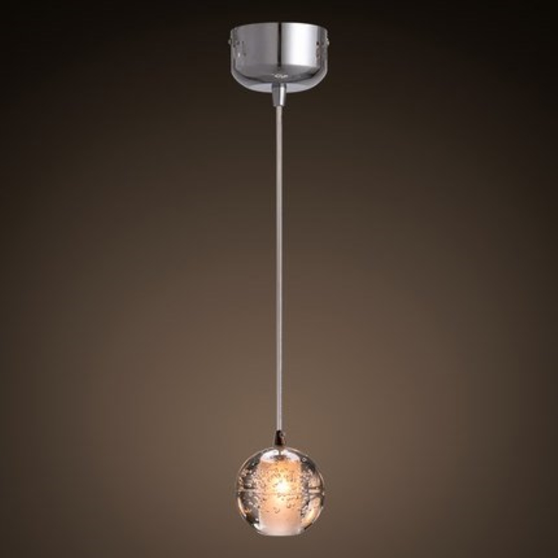 Светильник ImperiumLoft Bocci 14.1 Single Bubbles Led Crystal Glass 1 Ball