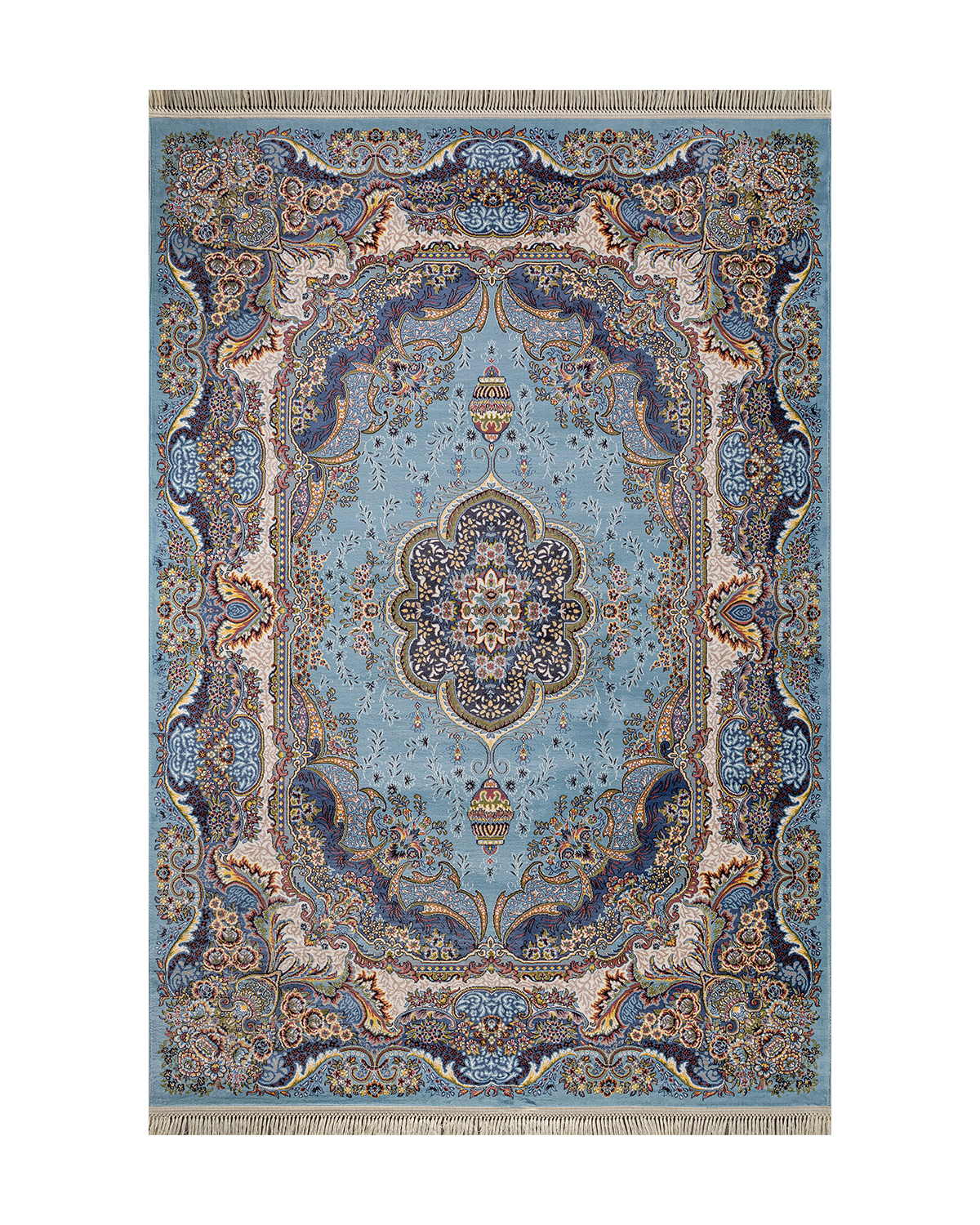 

Ковёр Merinos Aravia 160x220 прямоугольный голубой/бежевый 6807