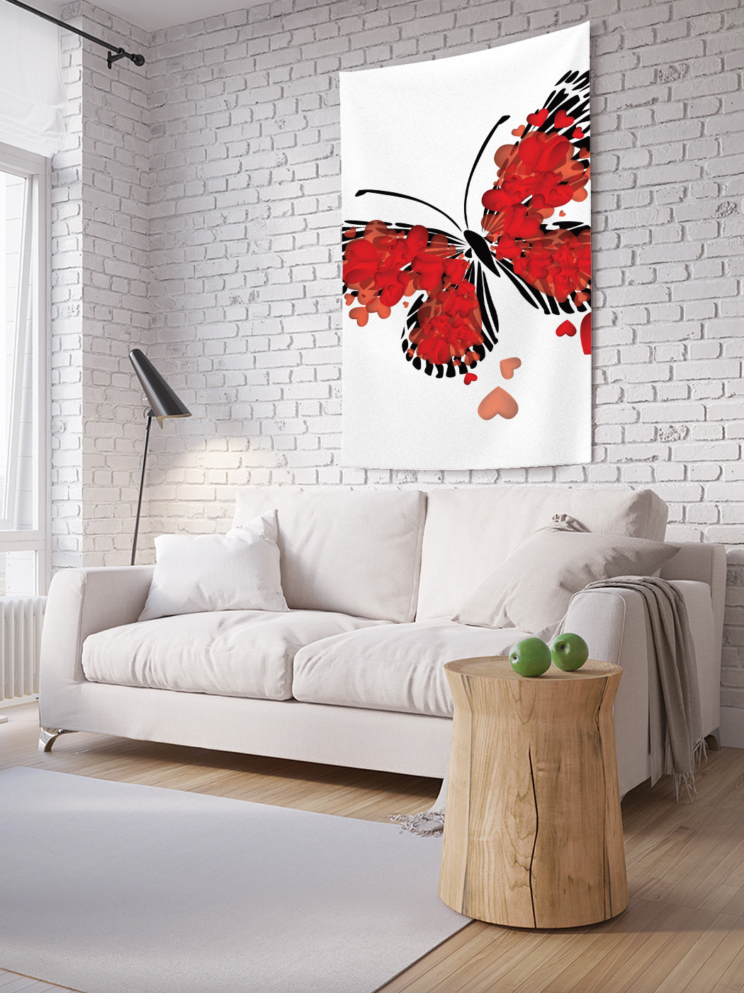 

Вертикальное фотопанно на стену JoyArty Бабочка любви 150x200 см, Бабочка любви