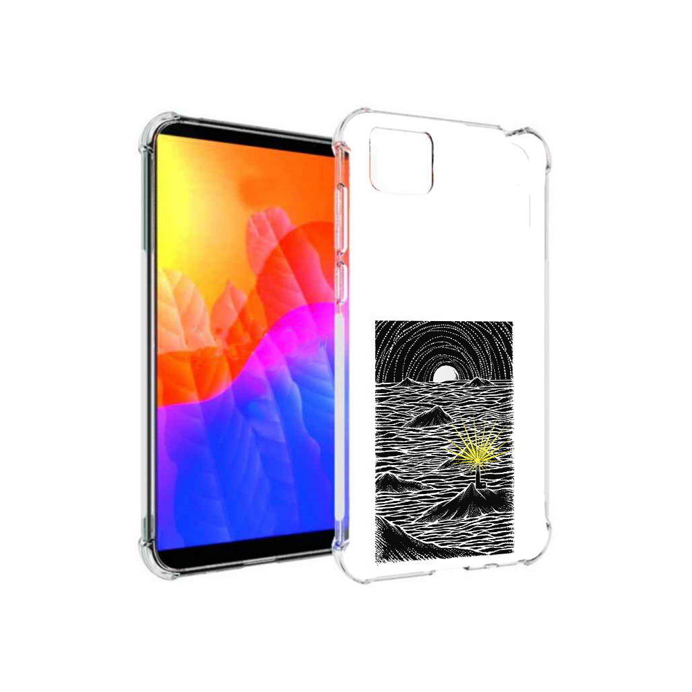 

Чехол MyPads маяк в черно белом море для Honor 9S, Прозрачный, Tocco