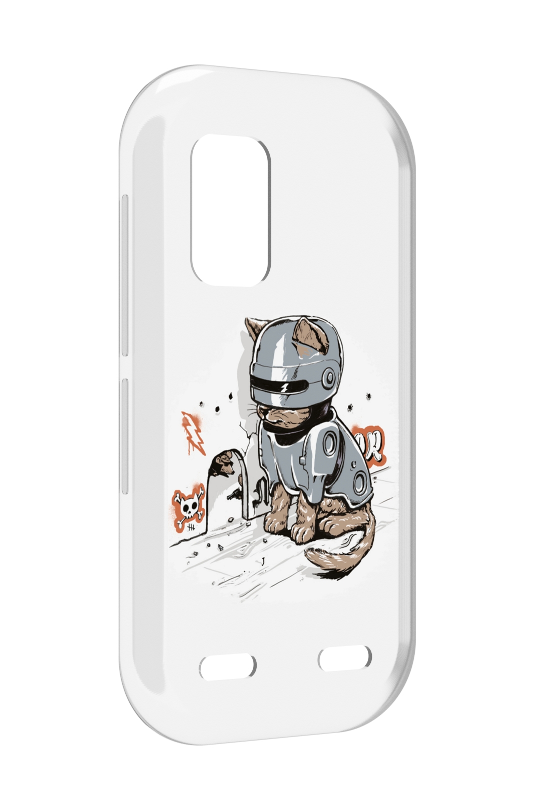 

Чехол MyPads Грозный кот для UleFone Armor X10 / X10 Pro, Прозрачный, Tocco