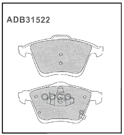 

Тормозные колодки ALLIED NIPPON передние дисковые ADB31522