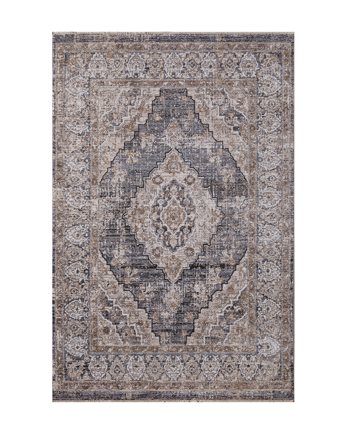

Ковёр Merinos Baltimore 160x240 прямоугольный бежевый/синий 35030