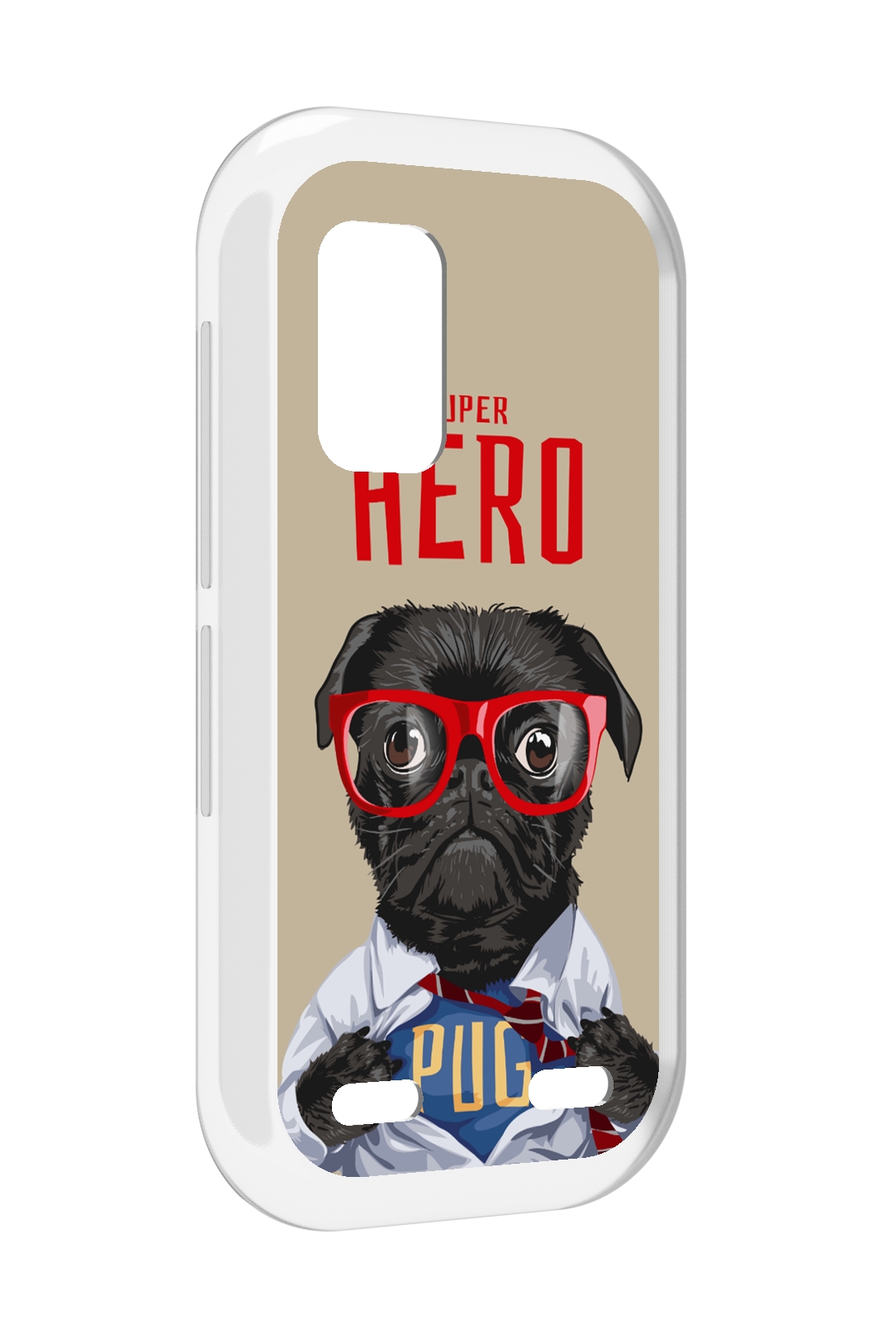 

Чехол MyPads Герой-PUG для UleFone Armor X10 / X10 Pro, Прозрачный, Tocco