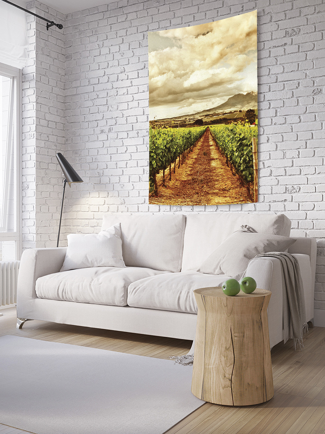 

Вертикальное фотопанно на стену JoyArty Облачный сад 100x150 см, Облачный сад