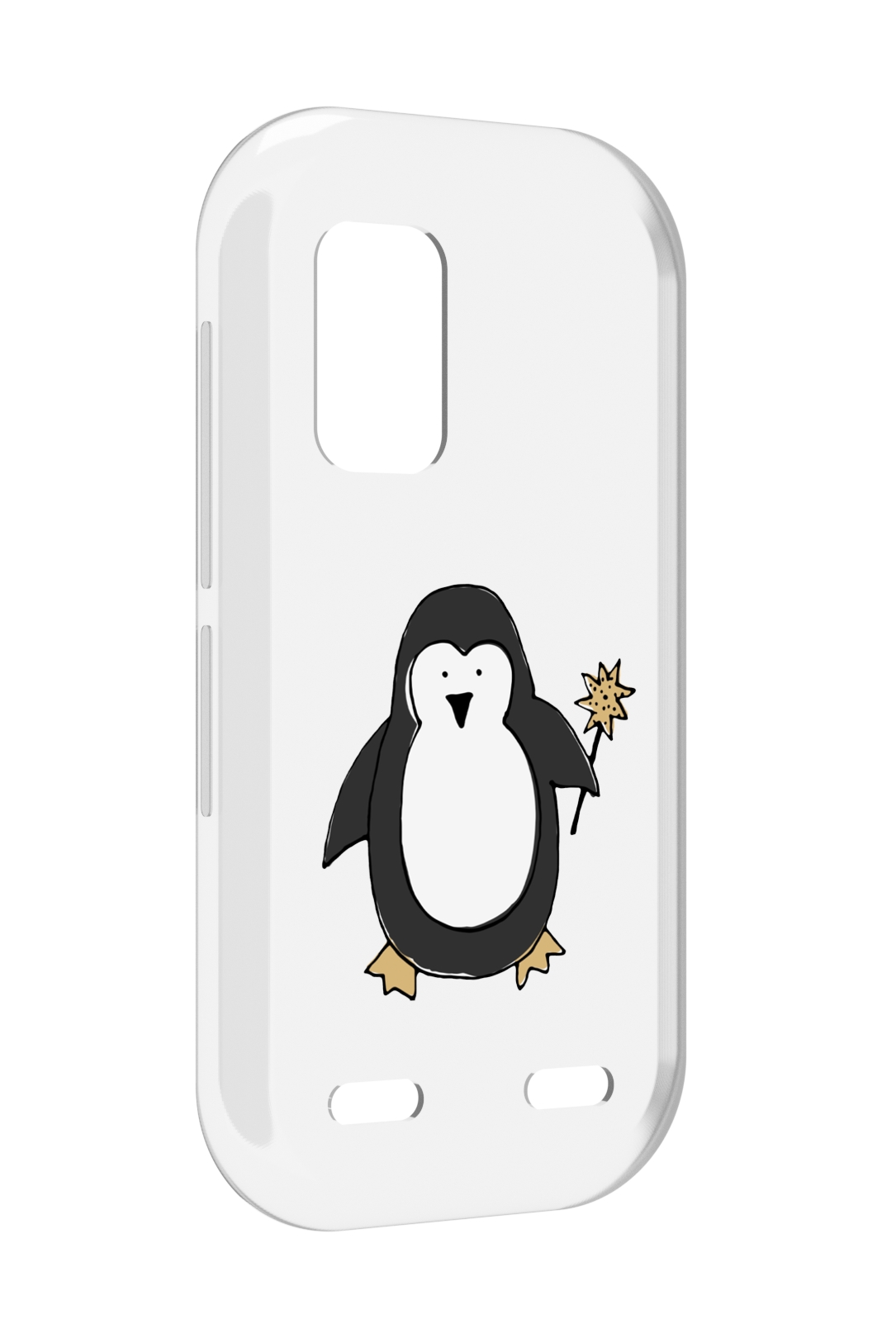 

Чехол MyPads Волшебный пингвин для UleFone Armor X10 / X10 Pro, Прозрачный, Tocco