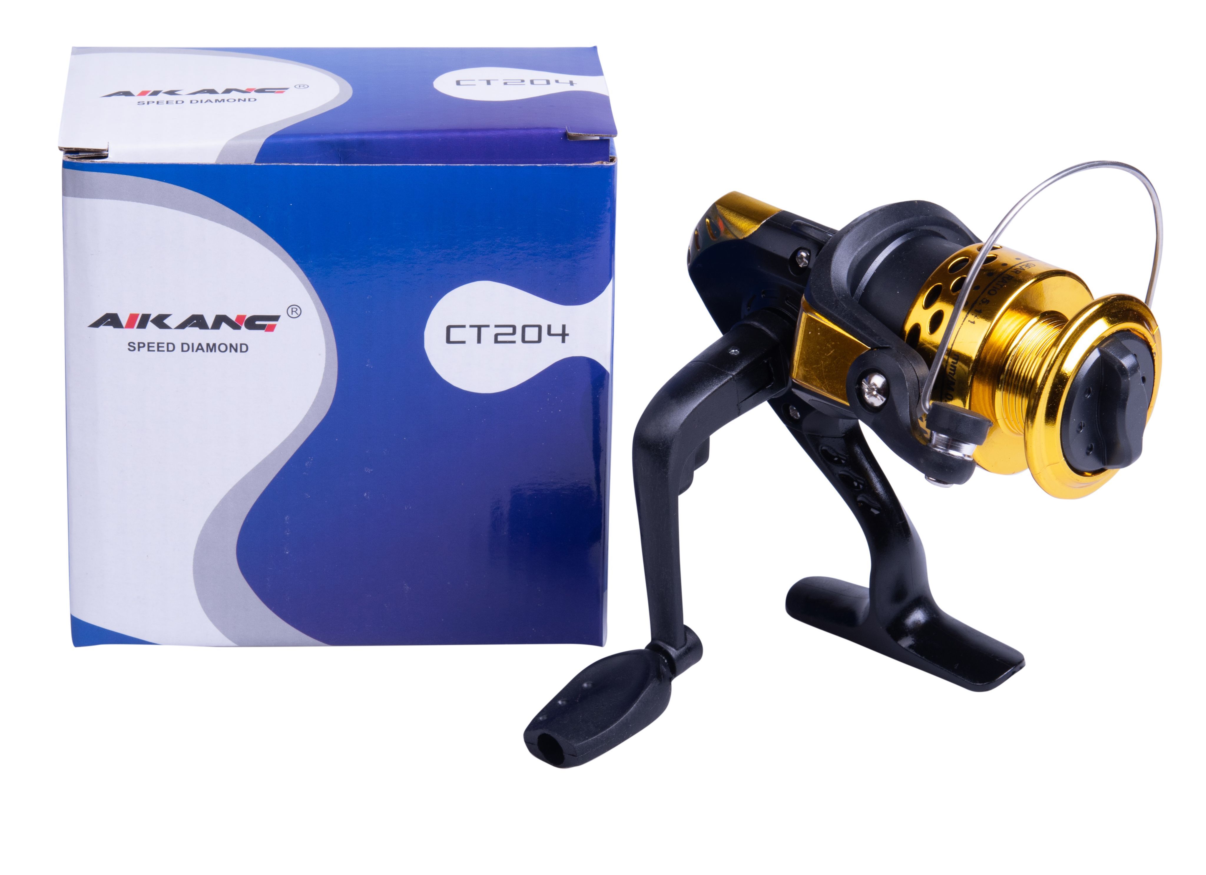 

Катушка для удочки AiKang Speed Diamond CT204, Золотистый, CT20x