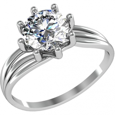 

Кольцо из серебра с фианитом р. 18 ПРИВОЛЖСКИЙ ЮВЕЛИР 251231-FA11, 251231-FA11