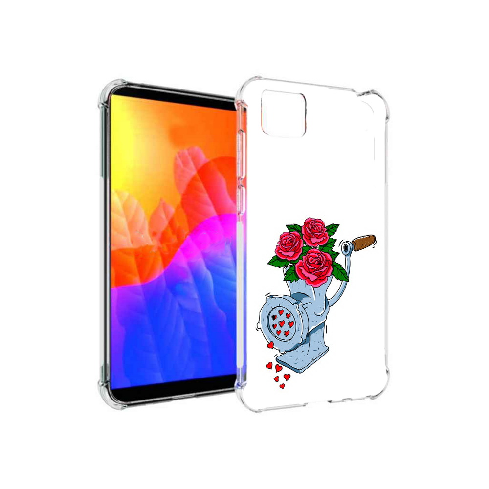 

Чехол MyPads Цветочные сердца для Honor 9S (DUA-LX9), Прозрачный, Tocco