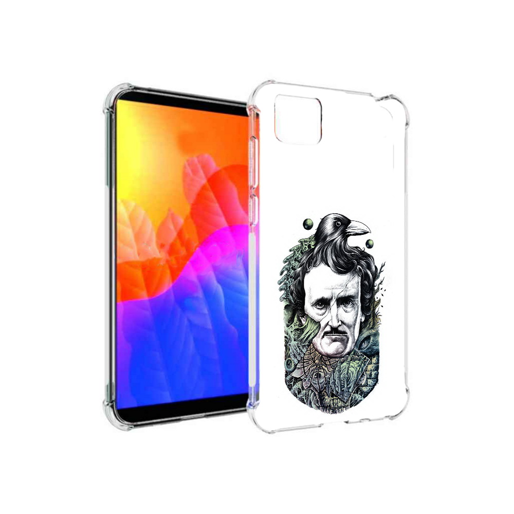 

Чехол MyPads Эдгар Аллан с вороном для Honor 9S, Прозрачный, Tocco