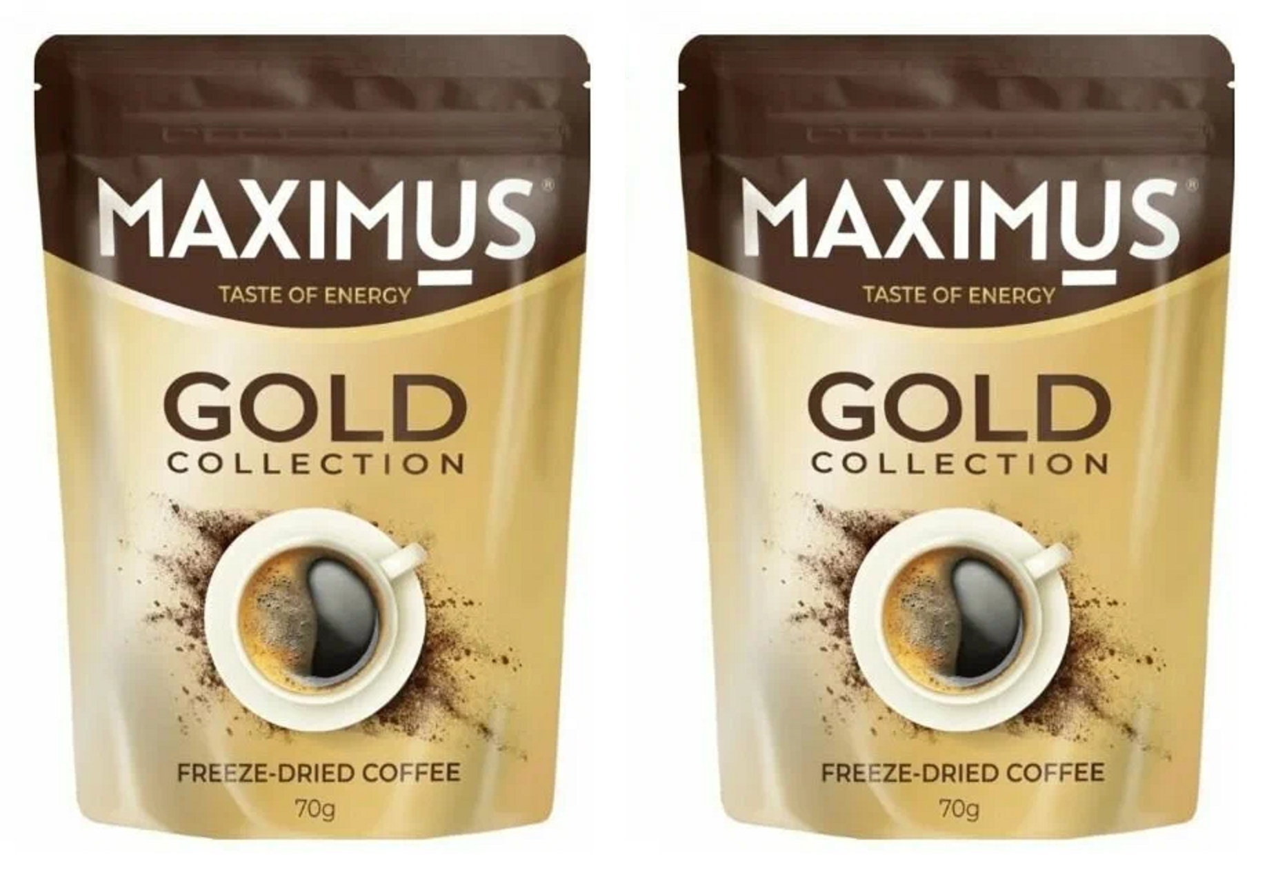 Кофе растворимый Maximus Gold Collection70 г х 2 шт 808₽