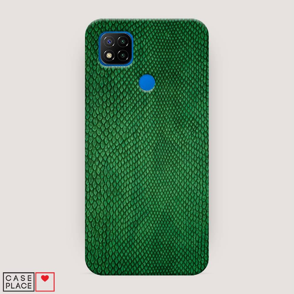 

Пластиковый чехол "Изумрудная змея" на Xiaomi Redmi 9C, 39020-2