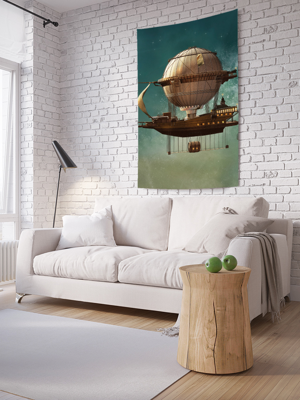 

Вертикальное фотопанно на стену JoyArty Корабль в стиле Стимпанк 150x200 см, Корабль в стиле Стимпанк