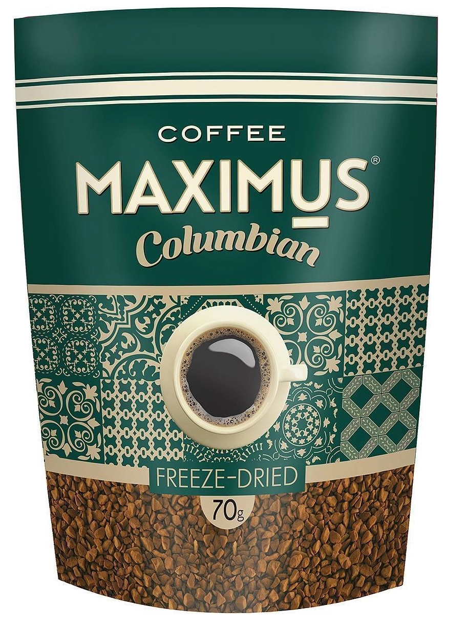 Кофе растворимый Maximus Сублимированный Columbian, 70 г