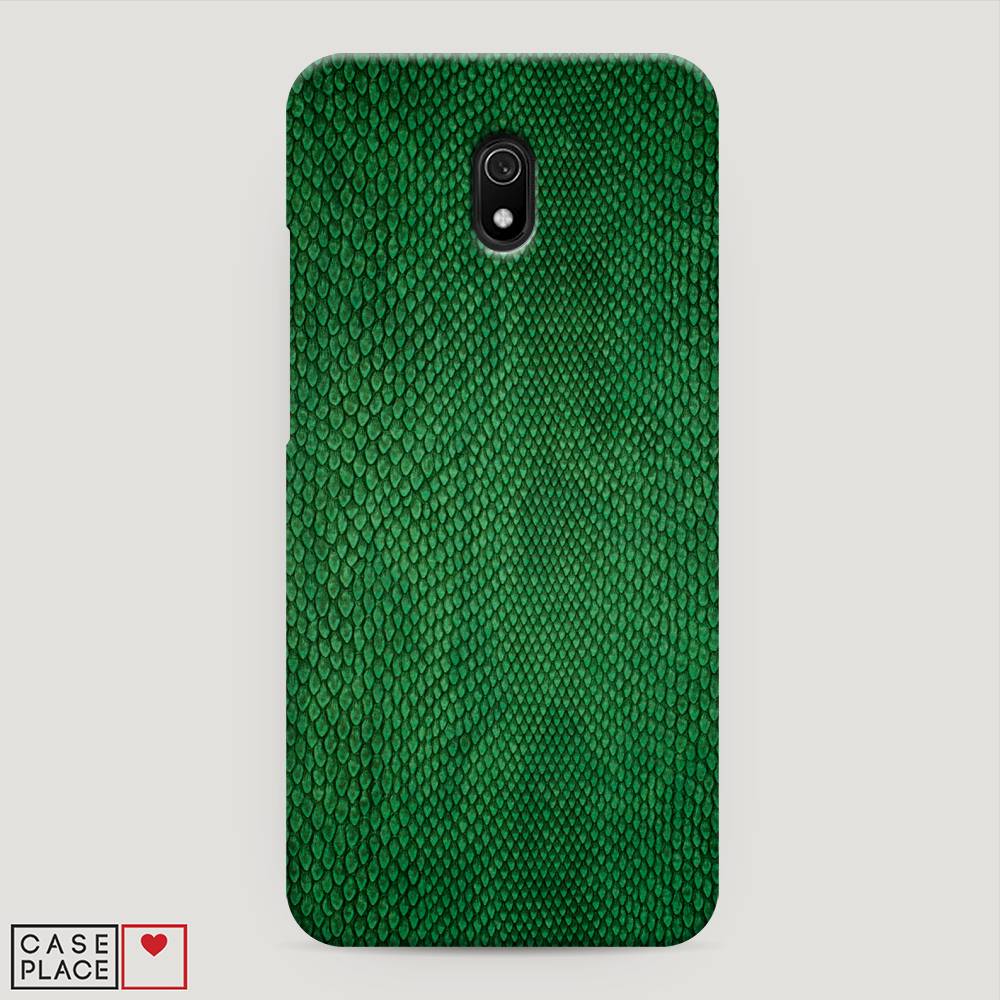 

Пластиковый чехол "Изумрудная змея" на Xiaomi Redmi 8A, 37220-2