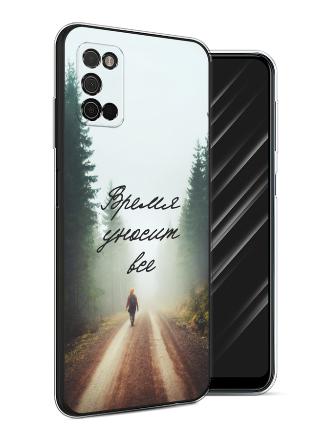 

Чехол Awog на Samsung Galaxy A03S / Самсунг A03S "Время уносит все", Разноцветный, 2103250-6
