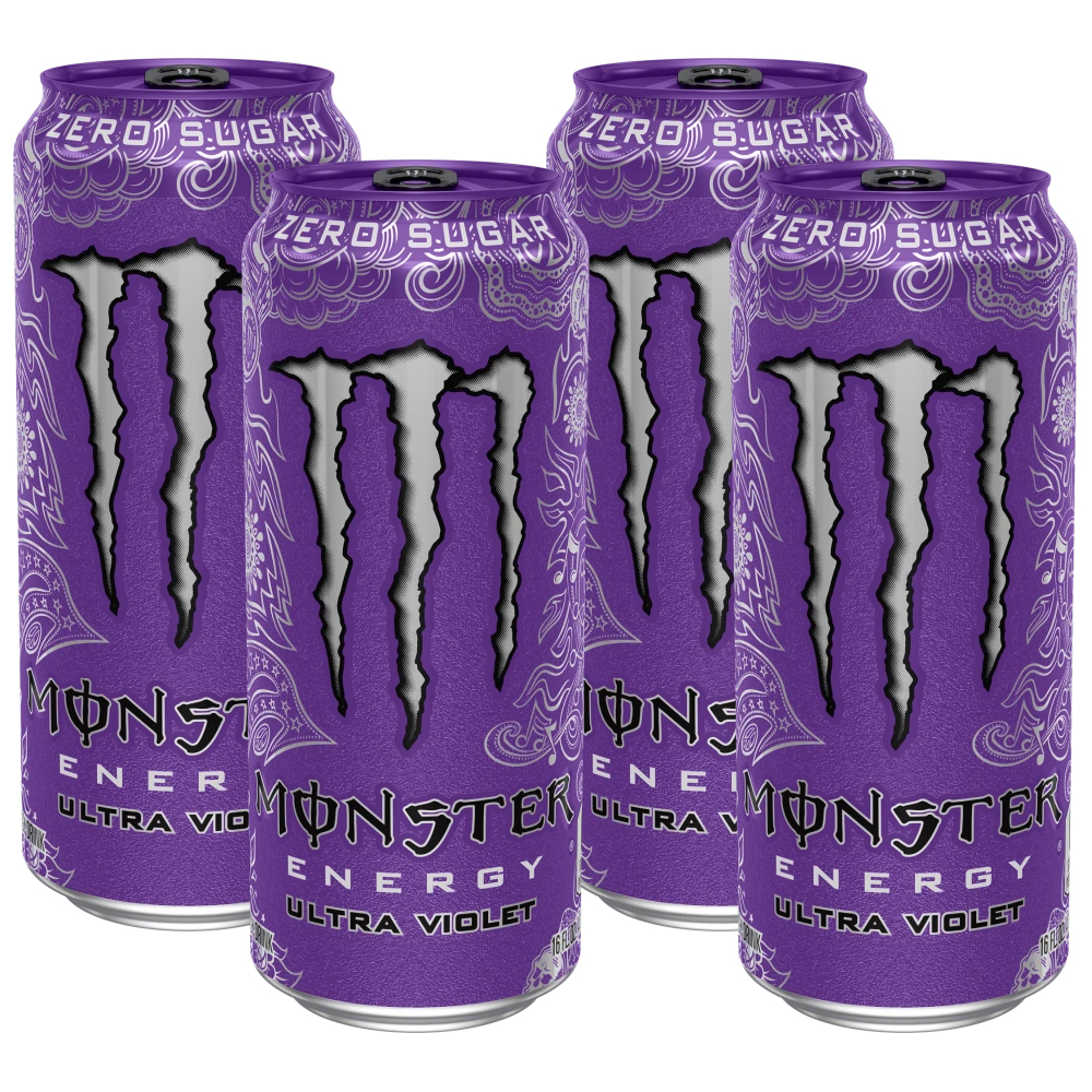 Энергетический напиток Monster Energy Ultra Violet 4 шт по 500 мл