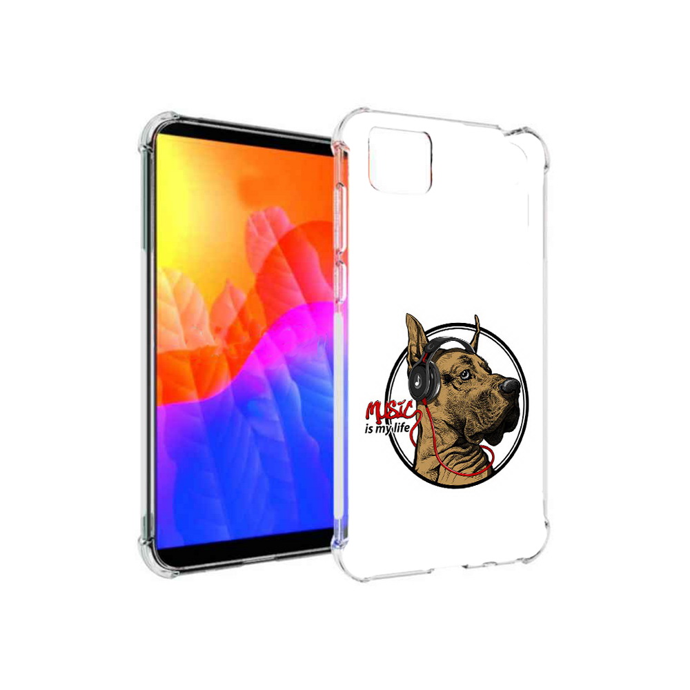

Чехол MyPads музыкальная собака для Honor 9S (DUA-LX9), Прозрачный, Tocco