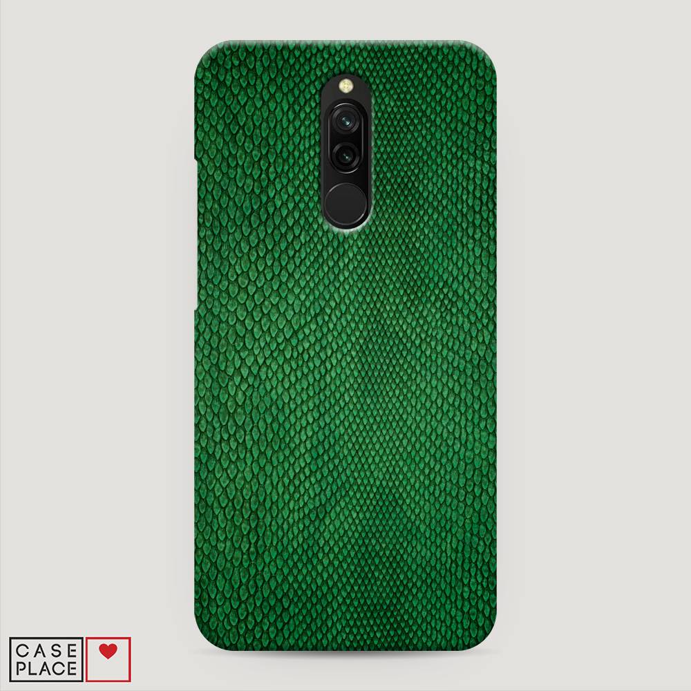 

Пластиковый чехол "Изумрудная змея" на Xiaomi Redmi 8, 37120-2