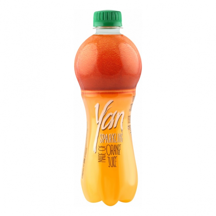 Напиток Yan газированный, сокосодержащий, апельсиновый, 930 мл