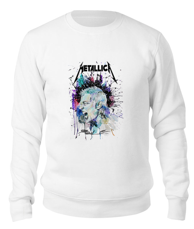

Свитшот унисекс Printio Metallica белый XL, Metallica