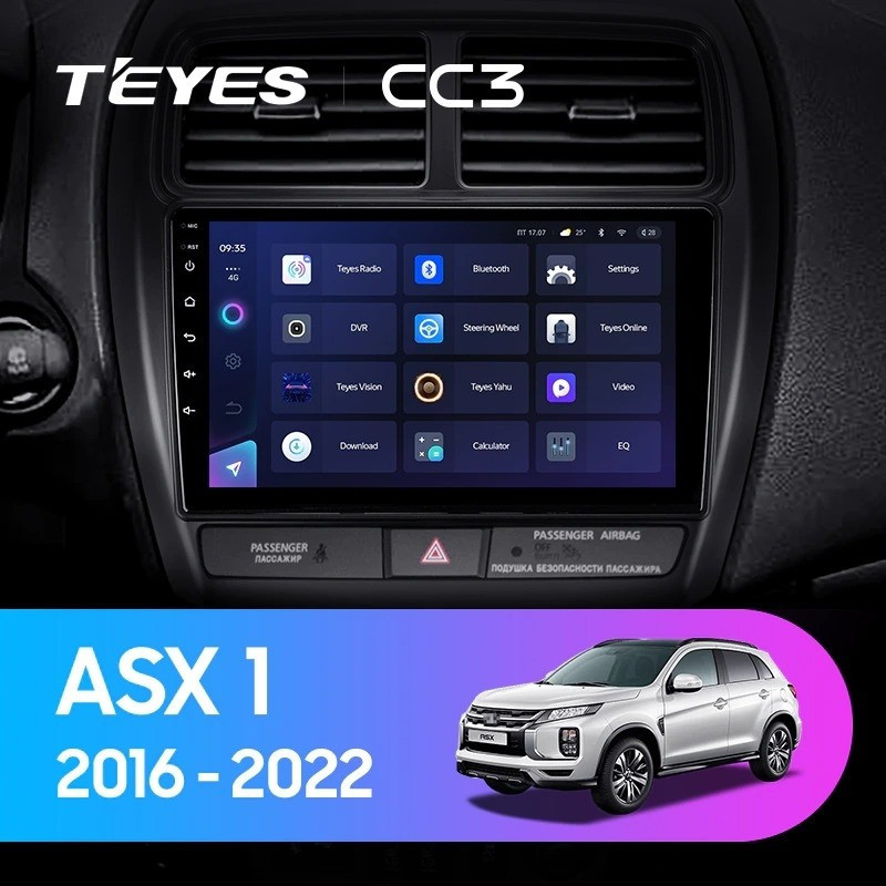 

Штатная магнитола Teyes CC3L 4/64 Mitsubishi ASX (2016-2022) Тип-В, CC3L